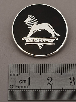 Antique Silver Wembley Badge - The Home of Legends